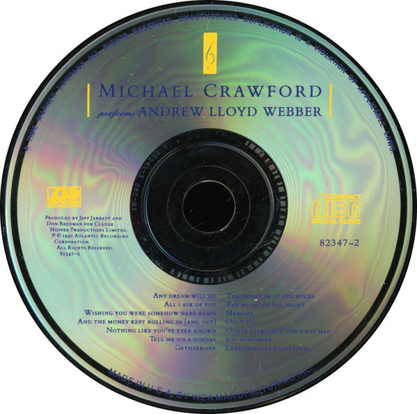 Michael Crawford : Michael Crawford Performs Andrew Lloyd Webber (CD, Album)