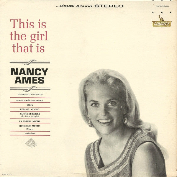 Nancy Ames : This Is The Girl That Is Nancy Ames (LP, Album)