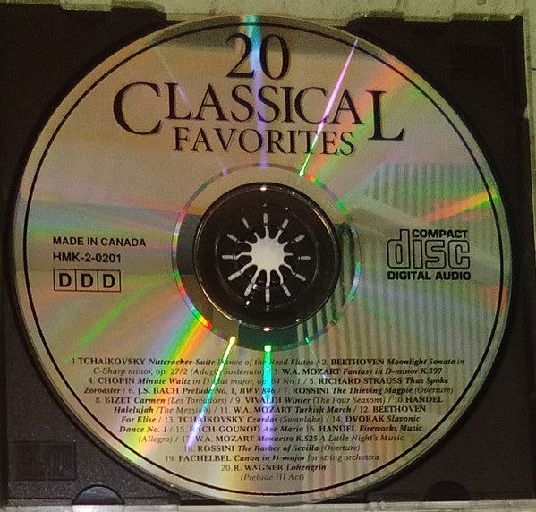 Various : 20 Classical Favorites (CD, Comp)