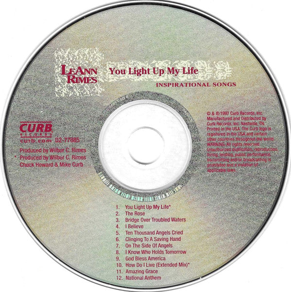 LeAnn Rimes : You Light Up My Life (Inspirational Songs) (CD, Album, RE)