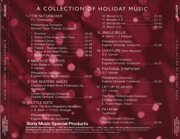Various : Music To Your Ears (A Collection Of Holiday Music) (CD, Comp)
