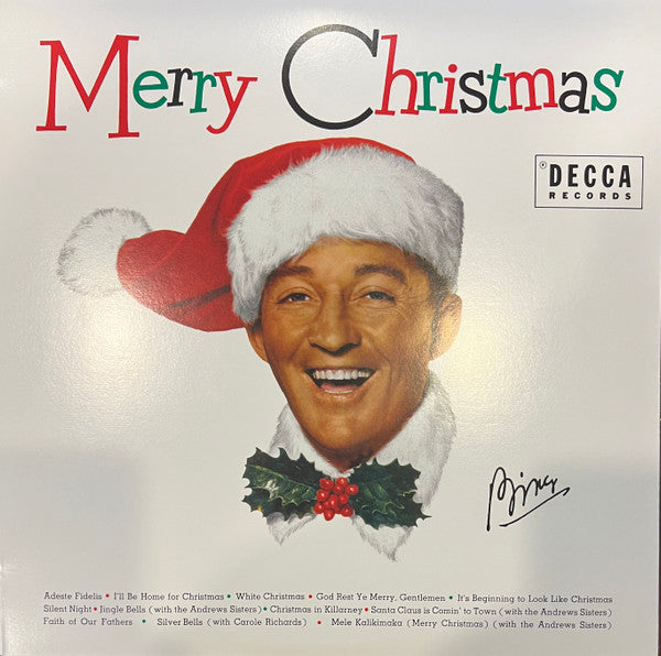 Bing Crosby : Merry Christmas (LP, Album, RE, Fru)