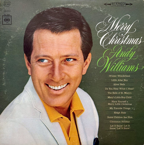 Andy Williams : Merry Christmas (LP, Album, RE, San)