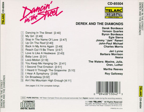 Derek & The Diamonds : Dancin' In The Street (CD, Album)