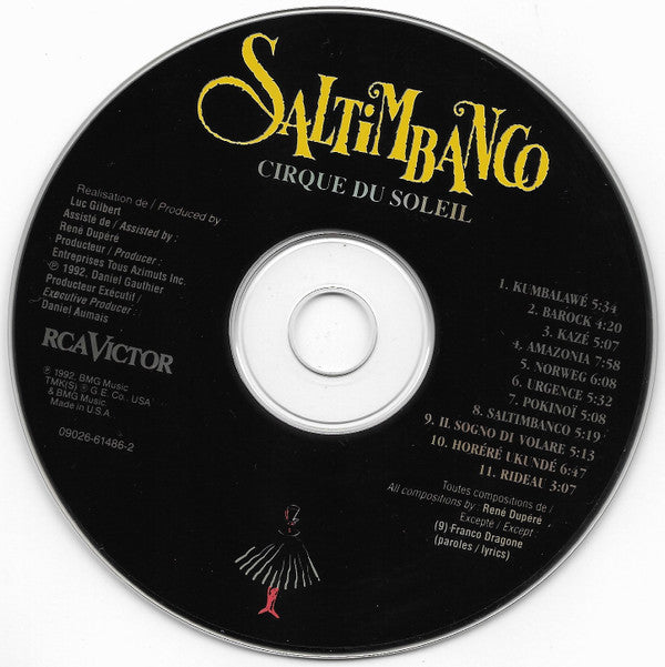 Cirque Du Soleil : Saltimbanco (CD, Album, RE, RP)