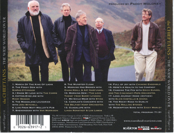 The Chieftains : The Wide World Over: A 40 Year Celebration (CD, Comp)