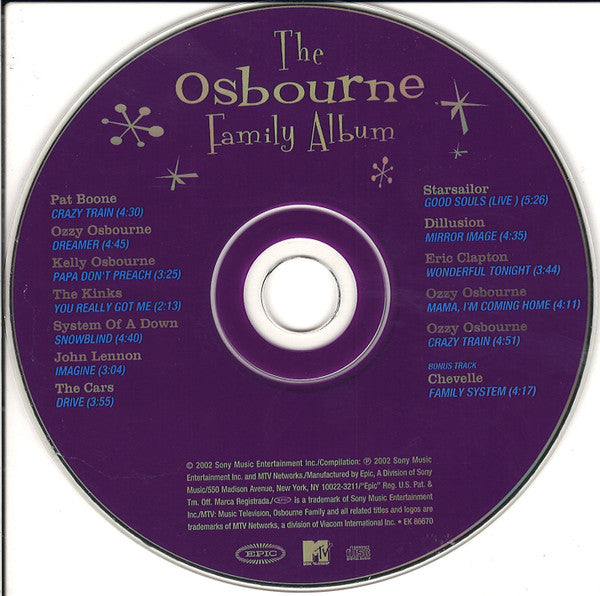 The Osbournes : The Osbourne Family Album (CD, Album)