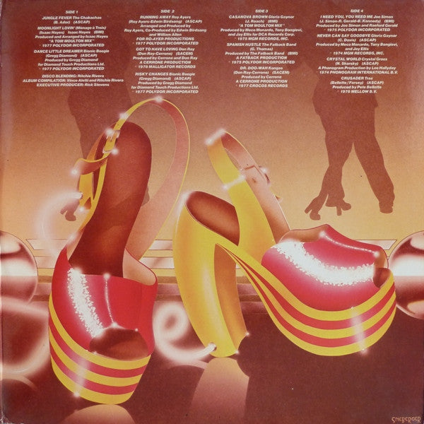 Various : Steppin' Out - Disco's Greatest Hits (2xLP, Comp, Mixed, Promo)