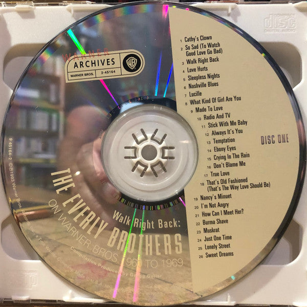 The Everly Brothers* : Walk Right Back: The Everly Brothers On Warner Bros. 1960 To 1969 (2xCD, Comp, Mono, RM)