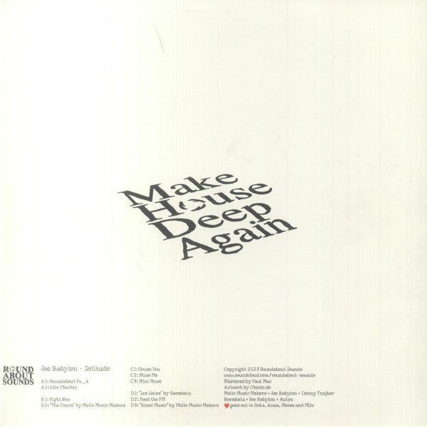 Joe Babylon : Solitude (2x12", Album)