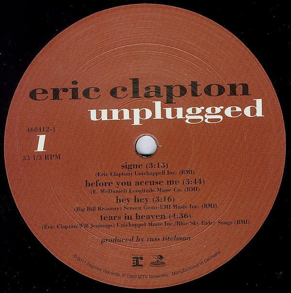 Eric Clapton : Unplugged (2xLP, Album, RSD, RE, 180)