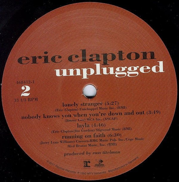 Eric Clapton : Unplugged (2xLP, Album, RSD, RE, 180)