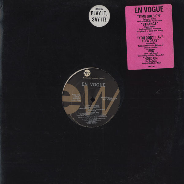 En Vogue : Time Goes On (12", EP, Promo)