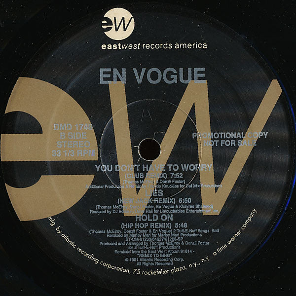 En Vogue : Time Goes On (12", EP, Promo)