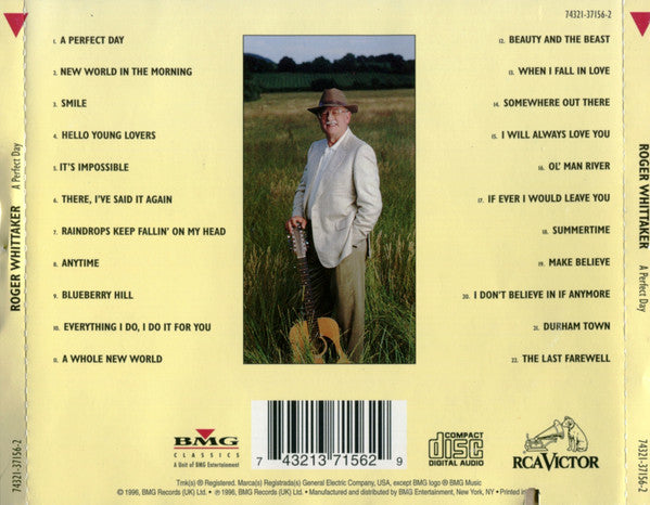 Roger Whittaker : A Perfect Day (His Greatest Hits & More) (CD, Comp)