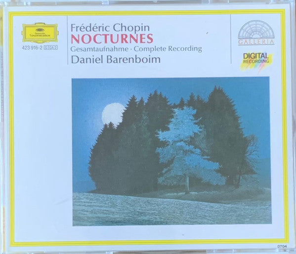 Frédéric Chopin, Daniel Barenboim : Nocturnes (2xCD, Album, RE)