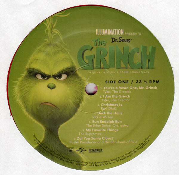 Various : Dr. Seuss' The Grinch (Original Motion Picture Soundtrack) (LP, Album, RE, Red)