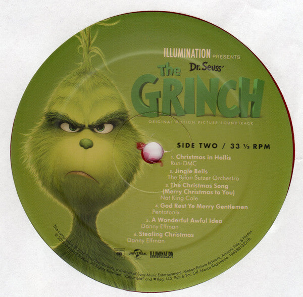 Various : Dr. Seuss' The Grinch (Original Motion Picture Soundtrack) (LP, Album, RE, Red)