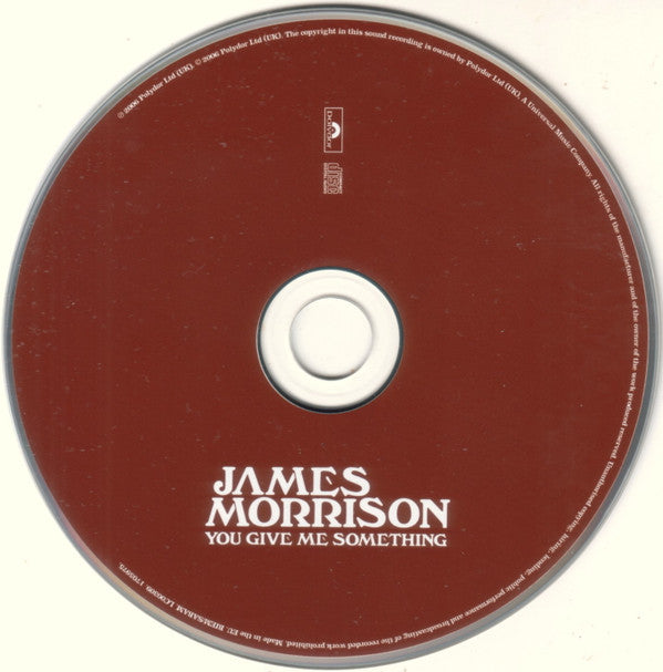 James Morrison (2) : You Give Me Something (CD, Maxi, Enh)