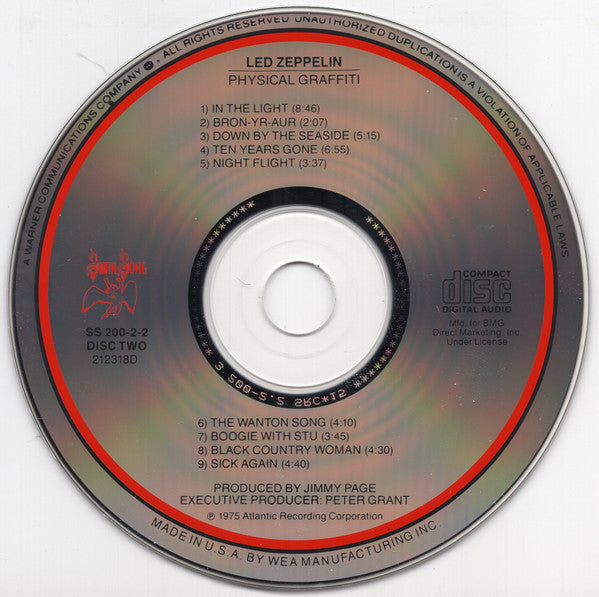 Led Zeppelin : Physical Graffiti (2xCD, Album, Club, RE)