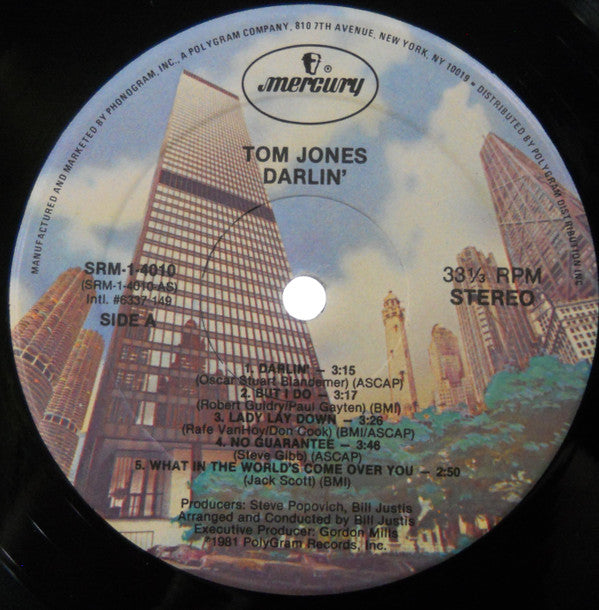 Tom Jones : Darlin' (LP, Win)