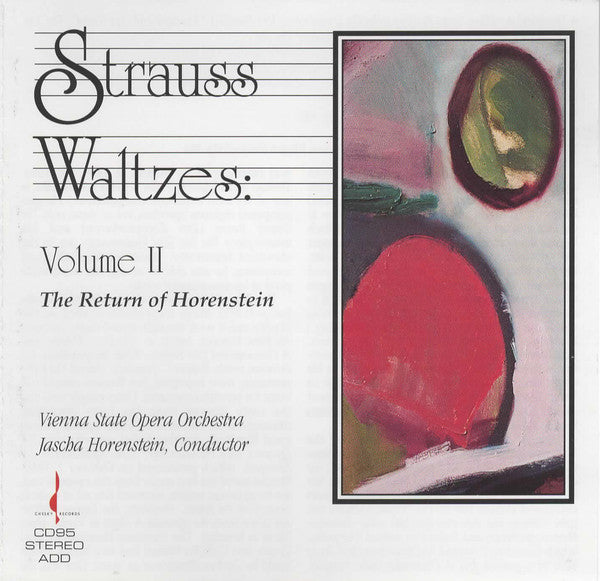 Jascha Horenstein : Strauss Waltzes: The Return Of Horenstein / Volume II (CD)