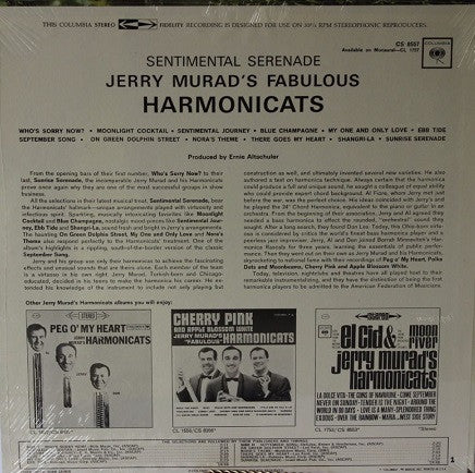 Jerry Murad's Fabulous Harmonicats* : Sentimental Serenade (LP, Album)
