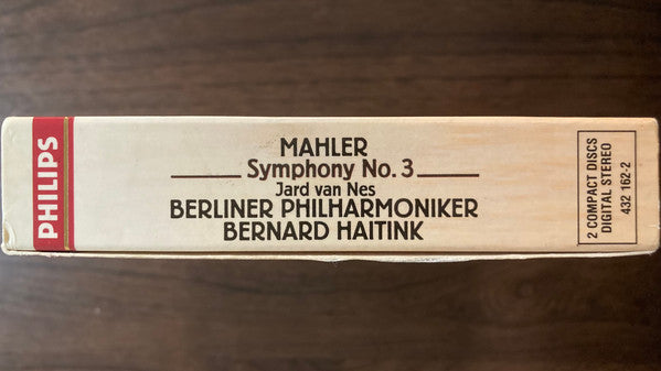 Mahler*, Jard Van Nes, Berliner Philharmoniker, Bernard Haitink : Symphony No. 3 (2xCD, Album, RE, PMD)