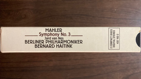 Mahler*, Jard Van Nes, Berliner Philharmoniker, Bernard Haitink : Symphony No. 3 (2xCD, Album, RE, PMD)