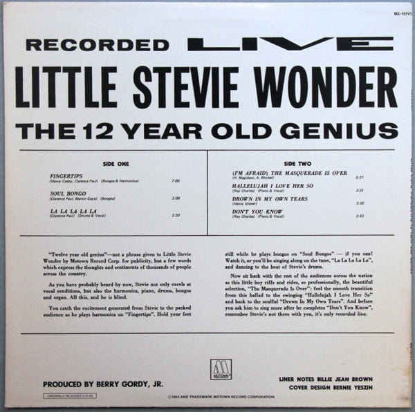 Buy Little Stevie Wonder* : The 12 Year Old Genius: Recorded Live