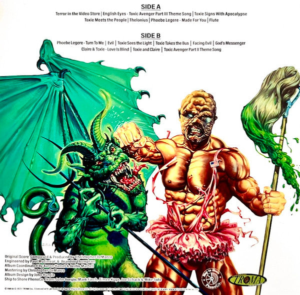 Various : Music From Toxic Avenger Parts II & III (LP, Album, Blu)