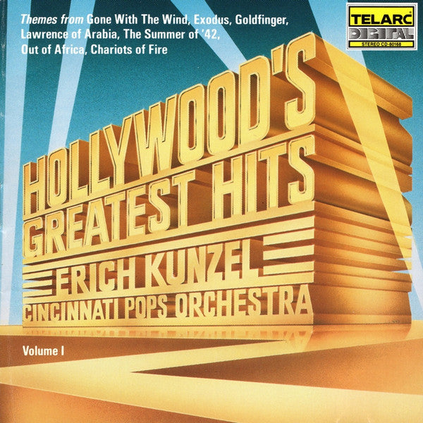 Erich Kunzel, Cincinnati Pops Orchestra : Hollywood's Greatest Hits, Volume I (CD, Album, RE)