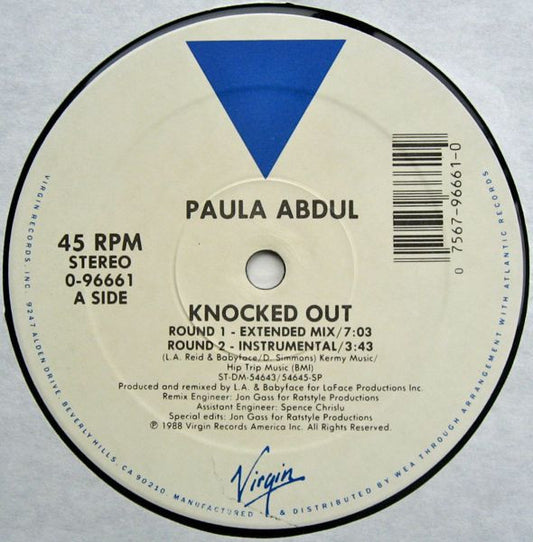 Paula Abdul : Knocked Out (12", Gen)