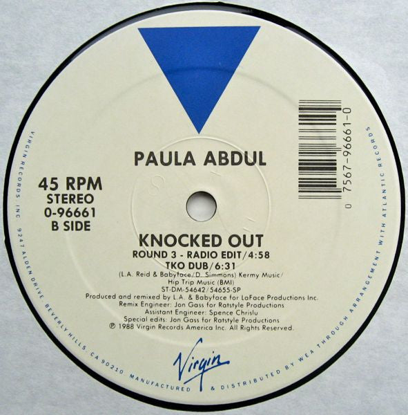 Paula Abdul : Knocked Out (12", Gen)