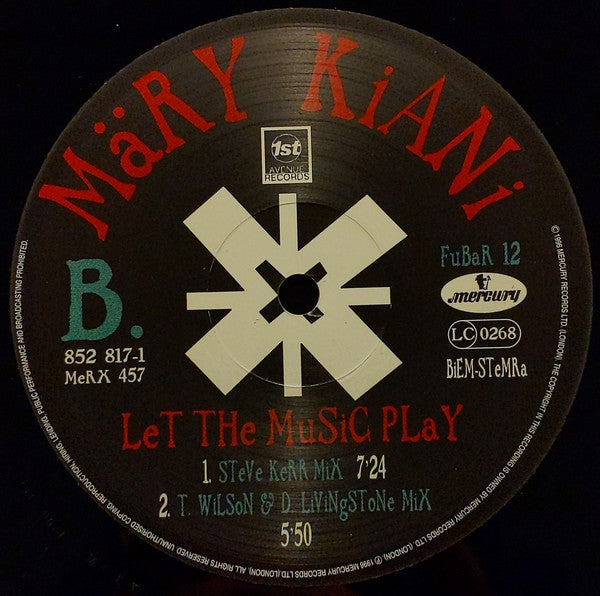 Märy Kiani* : Let The Music Play (12")