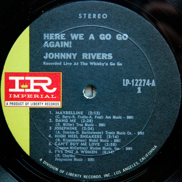 Johnny Rivers : Here We à Go Go Again! (LP, Album, RP, Res)