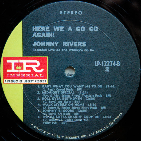 Johnny Rivers : Here We à Go Go Again! (LP, Album, RP, Res)