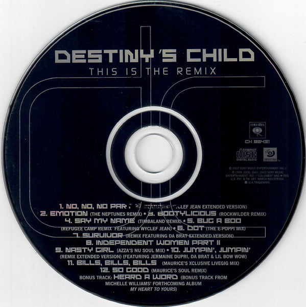 Destiny's Child : This Is The Remix (CD, Comp, Enh)