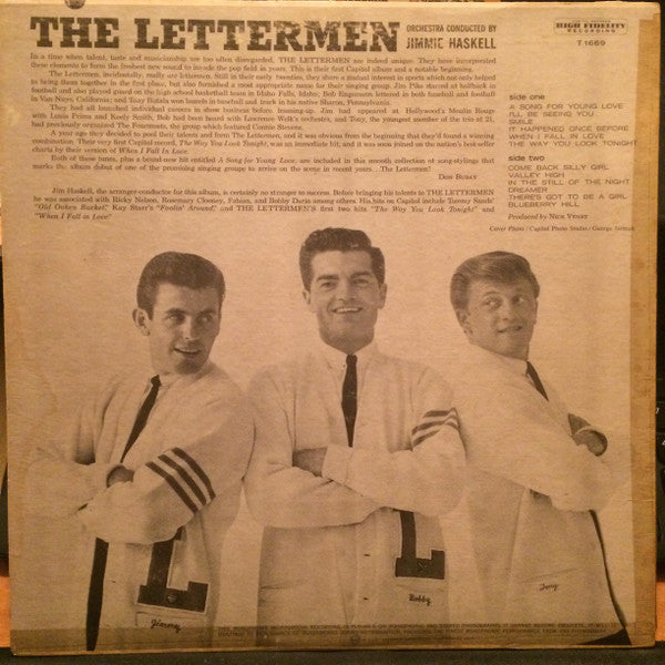 The Lettermen : A Song For Young Love (LP, Album, Mono, Scr)