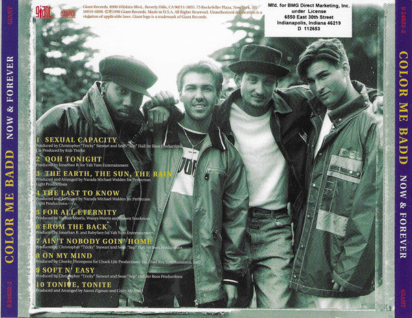 Color Me Badd : Now & Forever (CD, Album, Club)