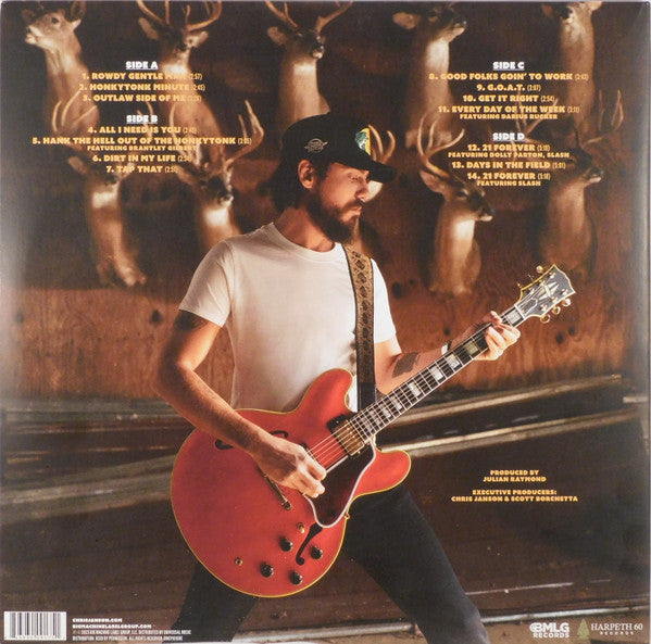 Chris Janson : The Outlaw Side Of Me (2xLP, Album, Gat)