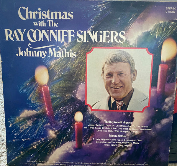 Johnny Mathis -- The Ray Conniff Singers* : Christmas With Johnny Mathis And The Ray Conniff Singers / Christmas With The Ray Conniff Singers And Johnny Mathis (LP, Comp)