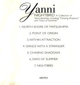 Yanni (2) : Nightbird (CD, Comp)