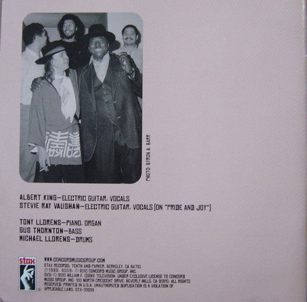 Albert King With Stevie Ray Vaughan : In Session... (CD, Album, RE + DVD-V + Dlx)