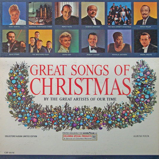 Various : Great Songs Of Christmas (By The Great Artists Of Our Time) Album Four (LP, Album, Comp, Mono, Ltd)