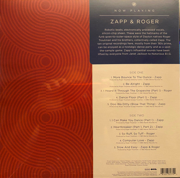 Zapp & Roger : Now Playing (LP, Comp, Bou)