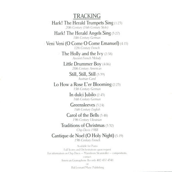 Mannheim Steamroller : A Fresh Aire Christmas (CD, Album, RE)