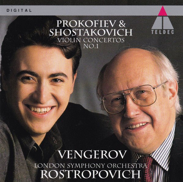 Prokofiev* & Shostakovich*, Vengerov*, London Symphony Orchestra, Rostropovich* : Violin Concertos No.1 (CD, Album, Club, RE)