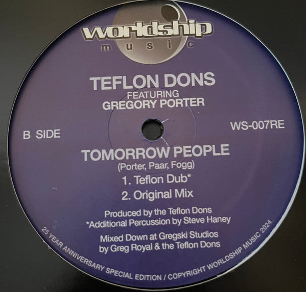 Teflon Dons Featuring Gregory Porter : Tomorrow People (12", RE)