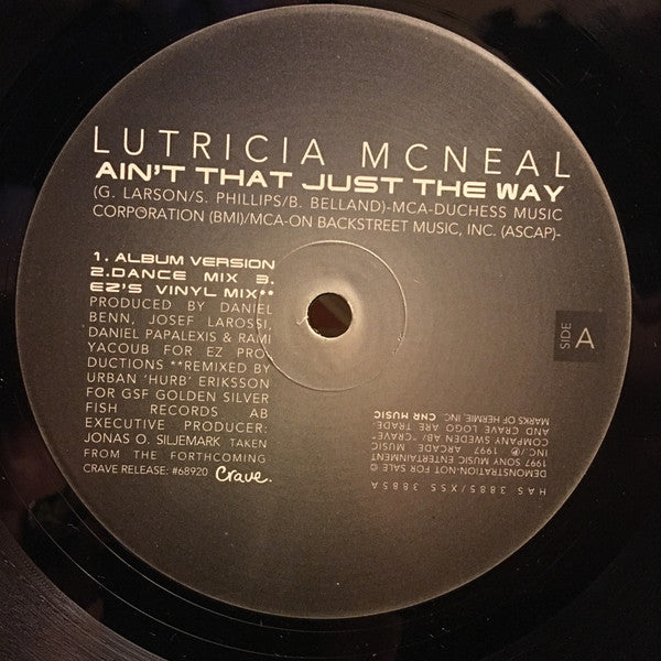Lutricia McNeal : Ain't That Just The Way (12")